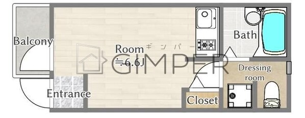 ＦＵＪＩＳＴＡ幡ヶ谷IIの物件間取画像